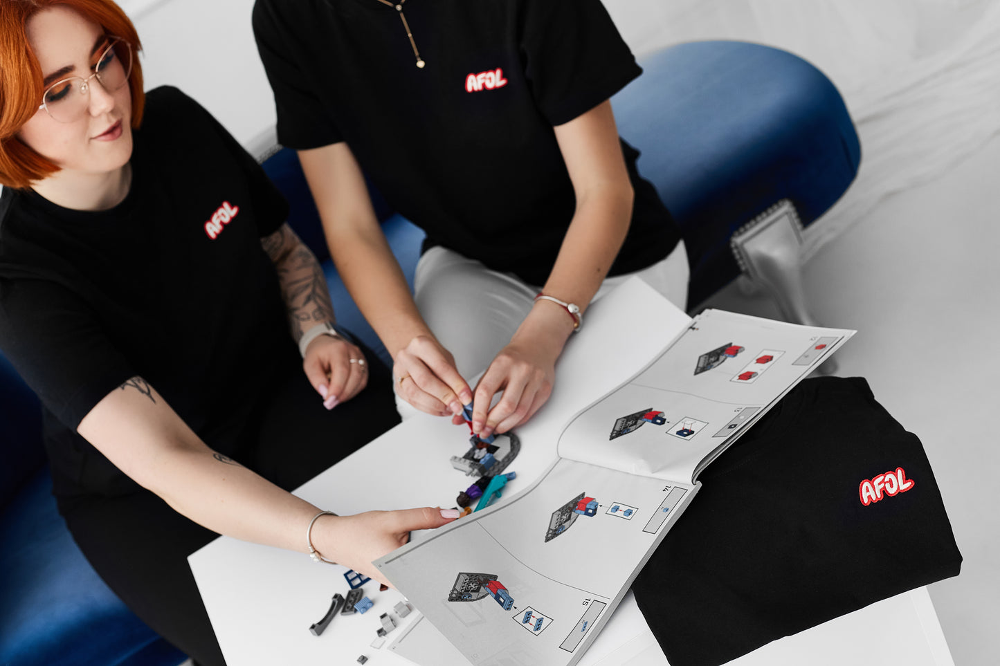 T-Shirt AFOL, CZARNA