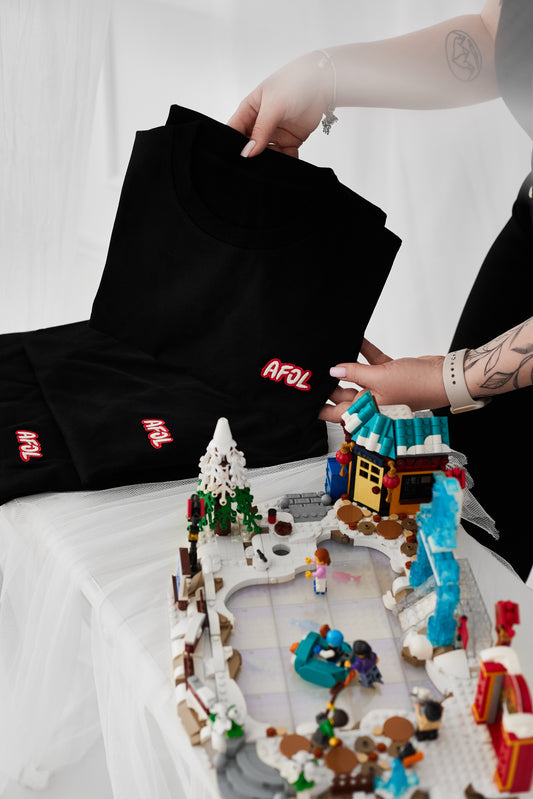 T-Shirt AFOL, CZARNA